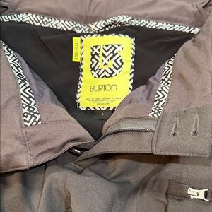 Burton gray snowboard pants dry ride